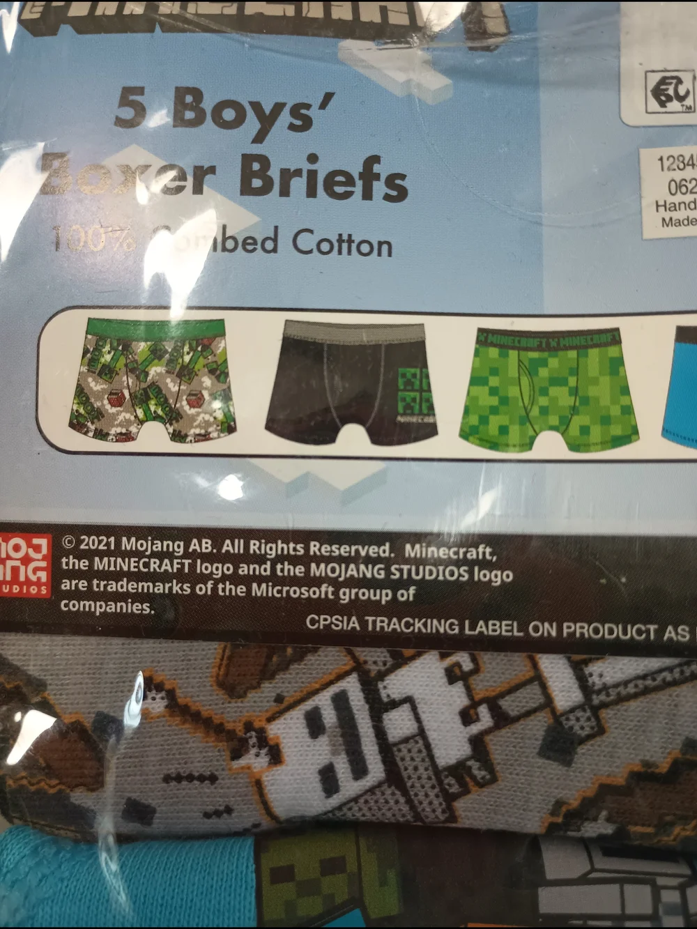 Minecraft Boys' Boxer Briefs Underwear